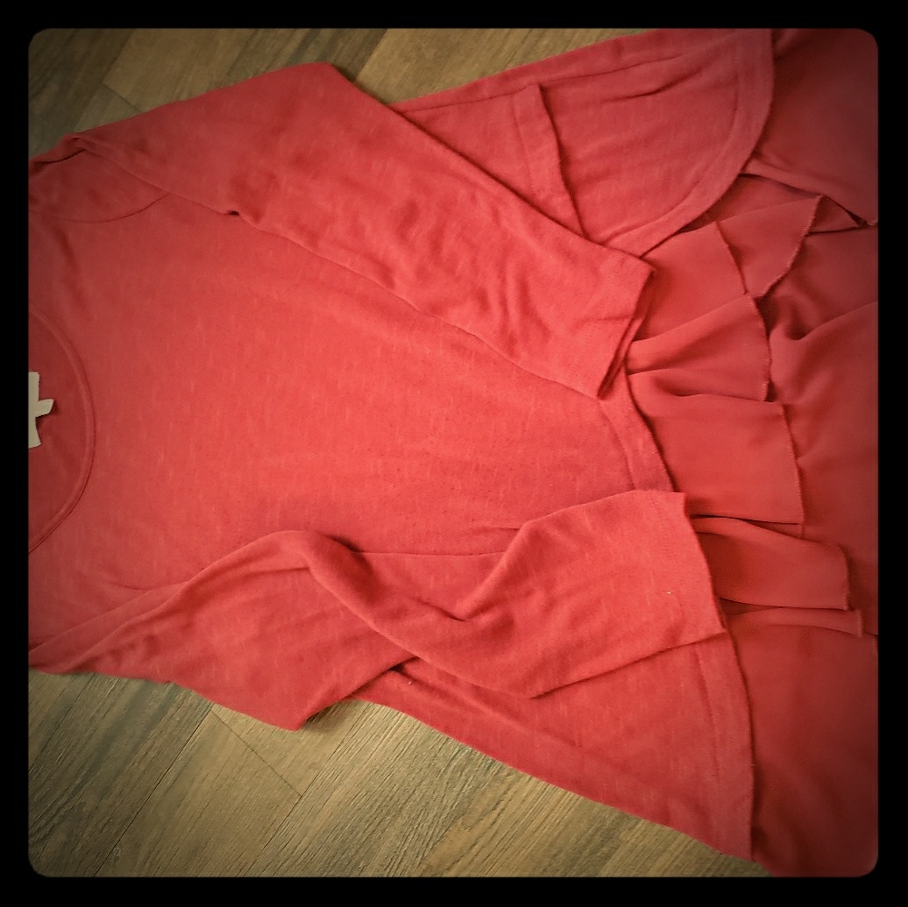 Perfect for fall Asymmetrical top